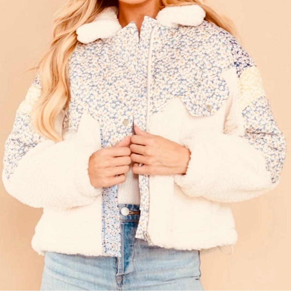 Coat Sherpa BlankNYC Women’s Size XL NWT